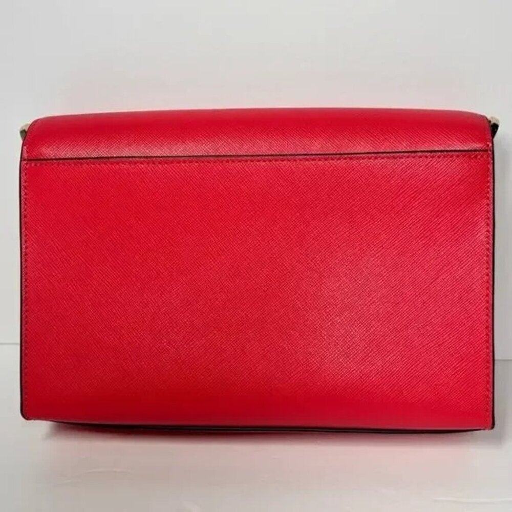 Kate Spade Carson Saffiano Leather Convertible Crossbody in Pink Ruby - Picture 4 of 6